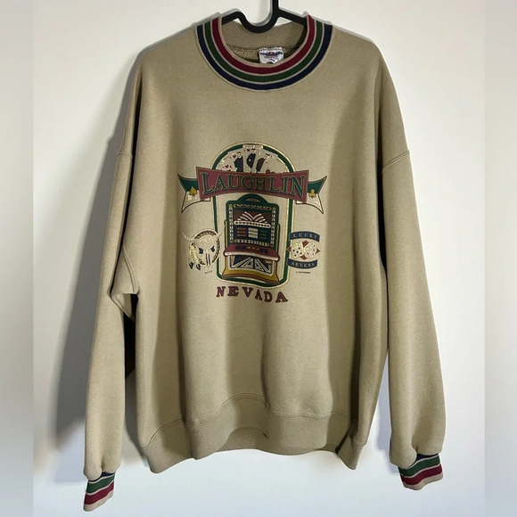 Jerzees Other - Vintage Laughlin Nevada Sweater  Mens Size XL